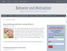 Tablet Screenshot of behaviorandmotivation.com